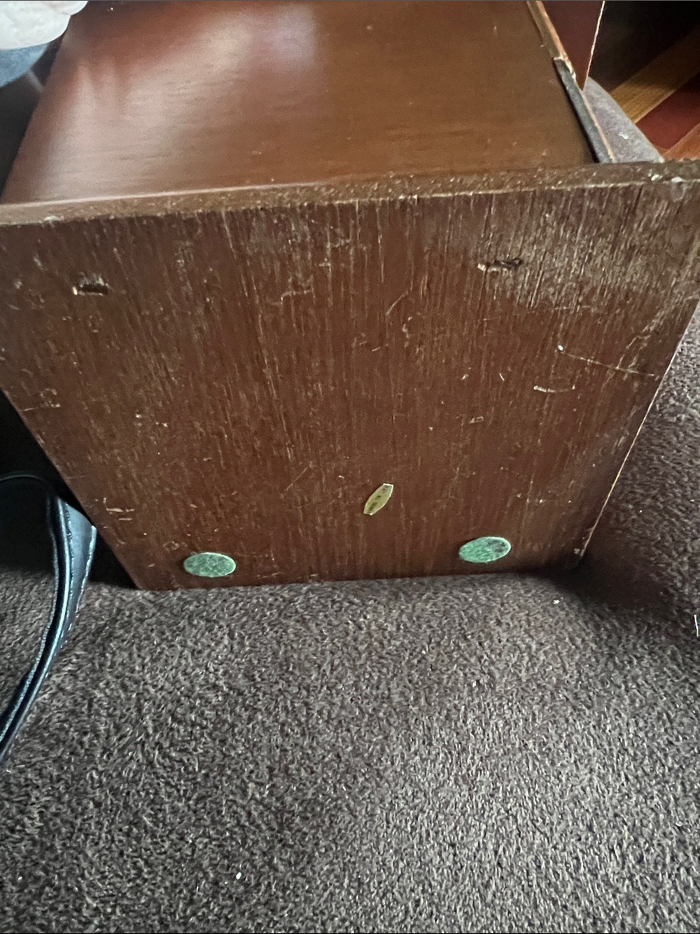 Vintage 1970s Wood Tile Top Jewelry Box - Holly Hobbie Style - filled ๐ - Picture 8 of 8